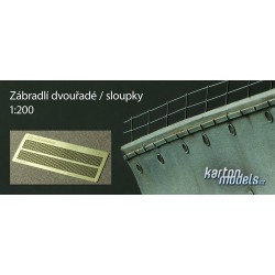 Zábradlí dvouřadé / sloupky 