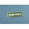 Leptaná cedulka k motoru DB-601 